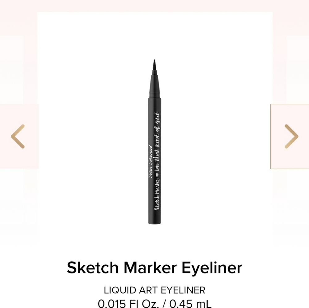 BNIB! Too Faced Scetch Marker